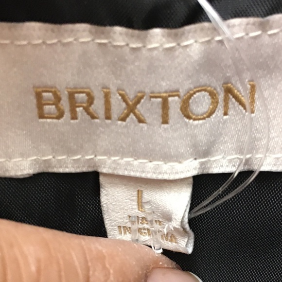 Brixton Utopia Zip Up Corduroy Jacket Mineral Blue Large - Picture 6 of 8
